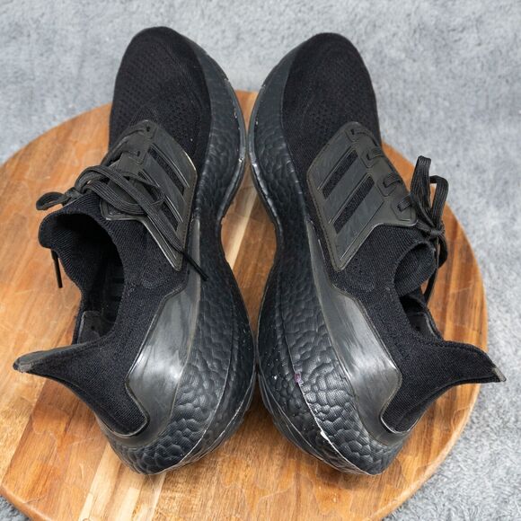 Men's Adidas Ultraboost 21 FY0306 Triple Black Running Shoes Sneakers Size 11.5 - Picture 5 of 8